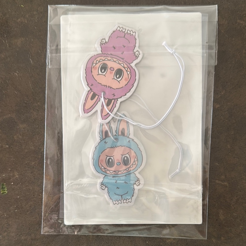 Cute Kids Character Keychains - Pink and Blue